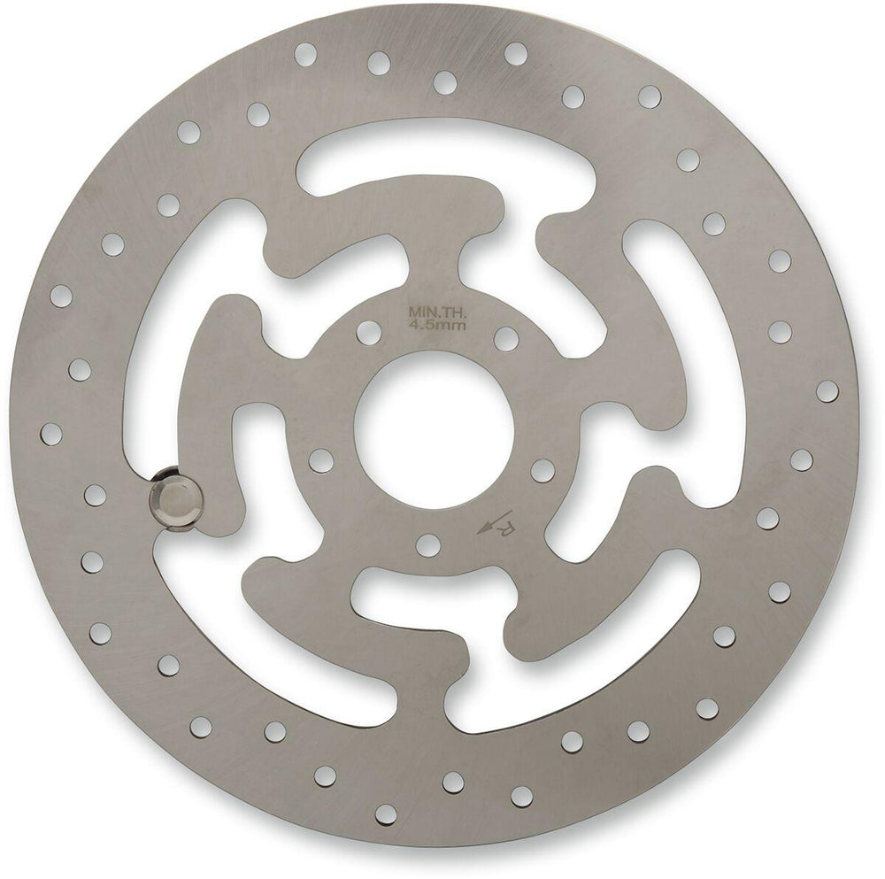 Drag Specialties OEM-Style Brake Disc For Harley Davidson FLHR 1584 2008 Front Right - Silver