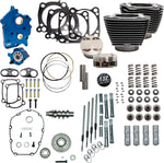 S&S Cycle 132" Power Package Engine Performance Kit For Harley Davidson FLHFB 1868 2023 - Black Granite Highlighted Fins