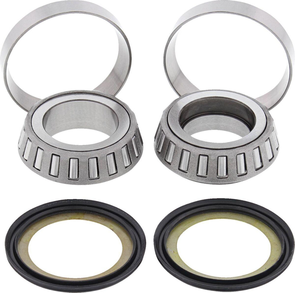 All Balls Steering Stem Tapered Roller Bearings & Seals Kit For Suzuki DR370 1978-1979