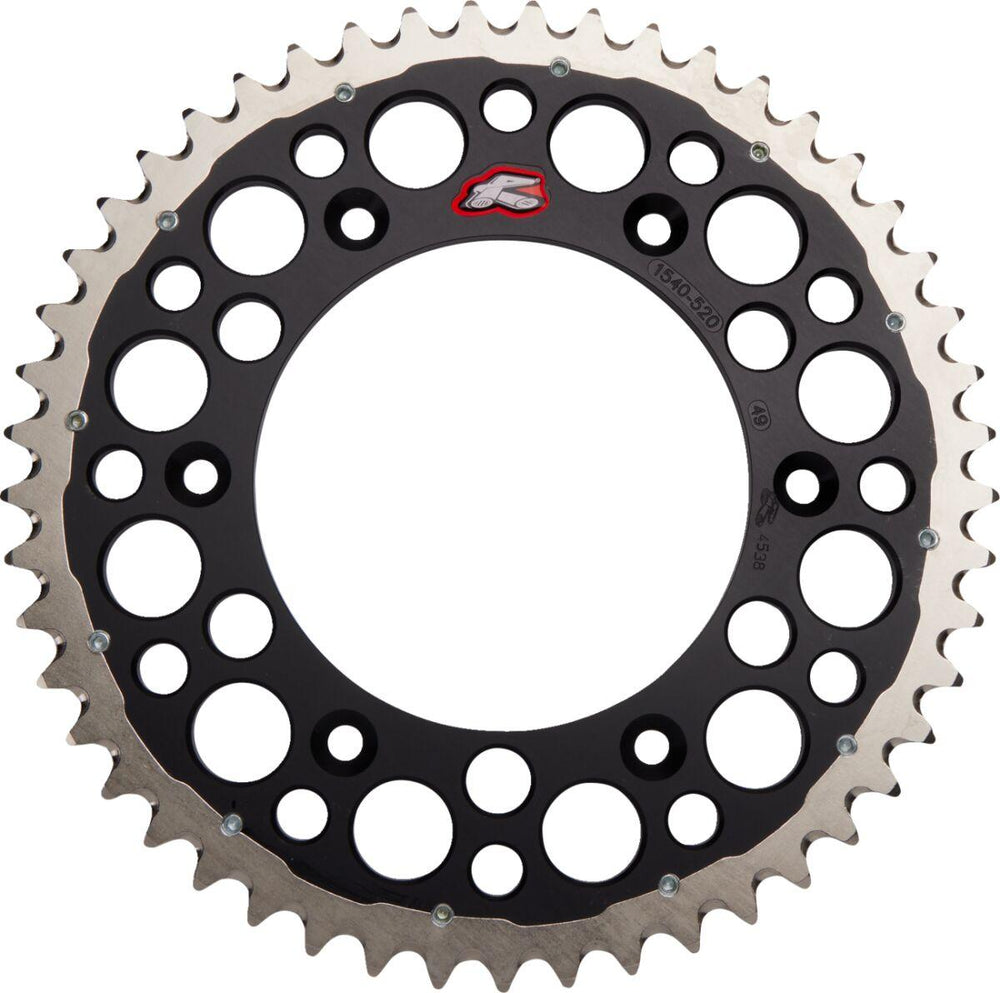 Renthal Twinring Sprocket For Honda CR125 1987-2007 Rear 49T - Black