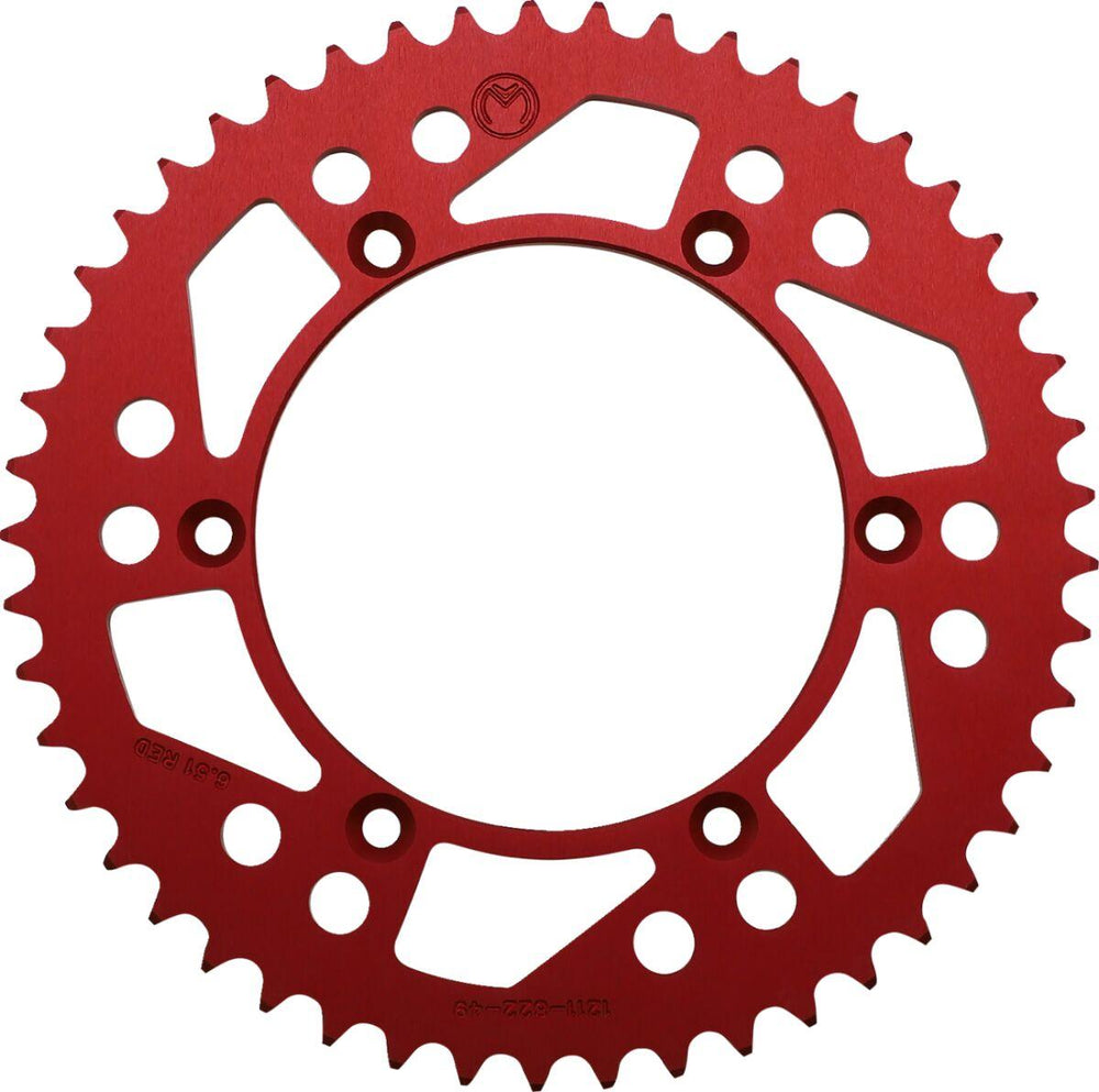 Moose Racing Aluminium Sprocket For Husqvarna AE 430 Rear Red 49T 1986-1988
