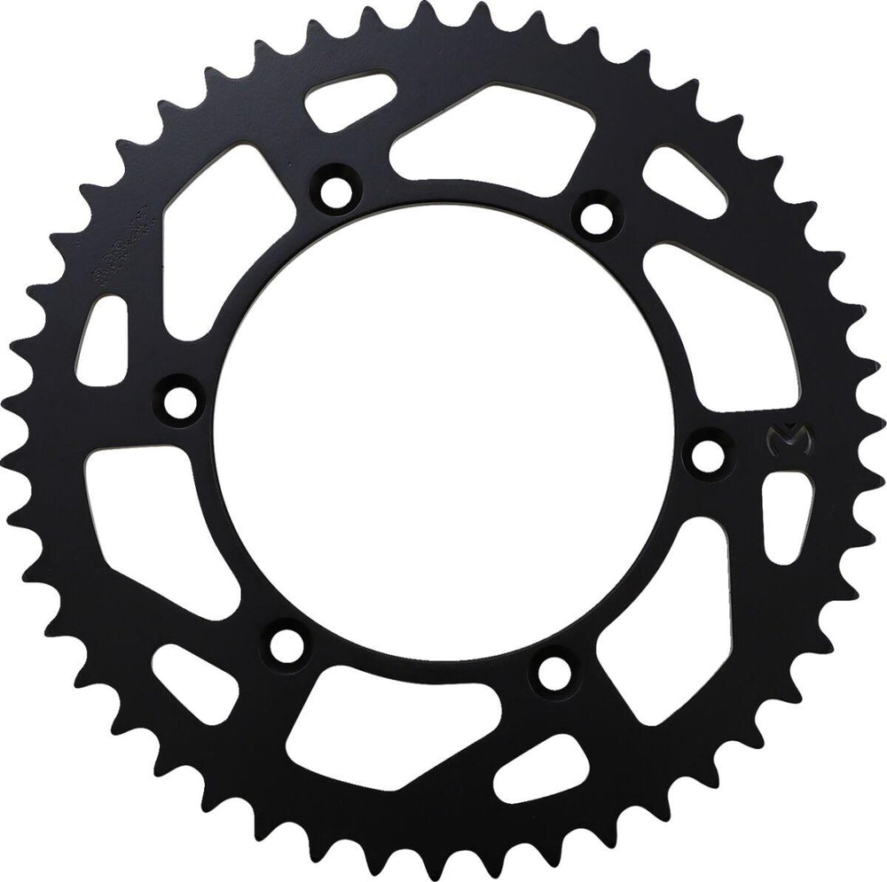 Moose Racing Steel Sprocket For Suzuki DR250 1990-1993 Rear Black/Zinc Plated 47T - Black/Zinc Plated