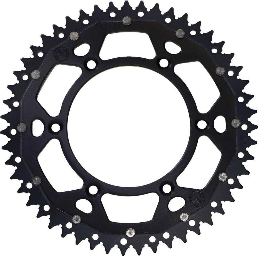 Moose Racing Dual Sprocket For KTM Adventure 640 1999-2006 Rear Black 51T