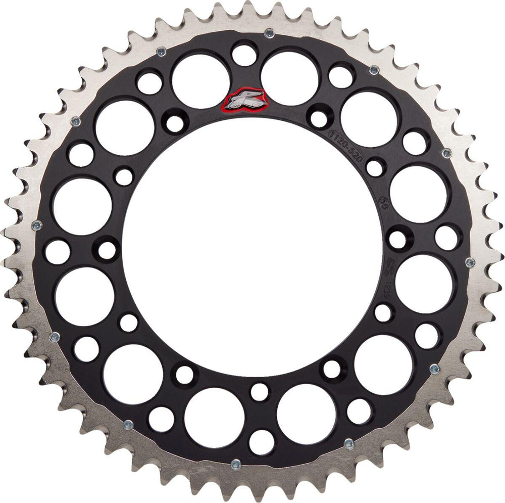 Renthal Twinring Sprocket For Kawasaki KDX250 1983-1994 Rear 50T - Black