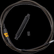 LA Choppers Midnight Braided Clutch Cable For Harley Davidson FLHRS 1584 2007 185 cm (72-3/4") 12" - 14" - Black