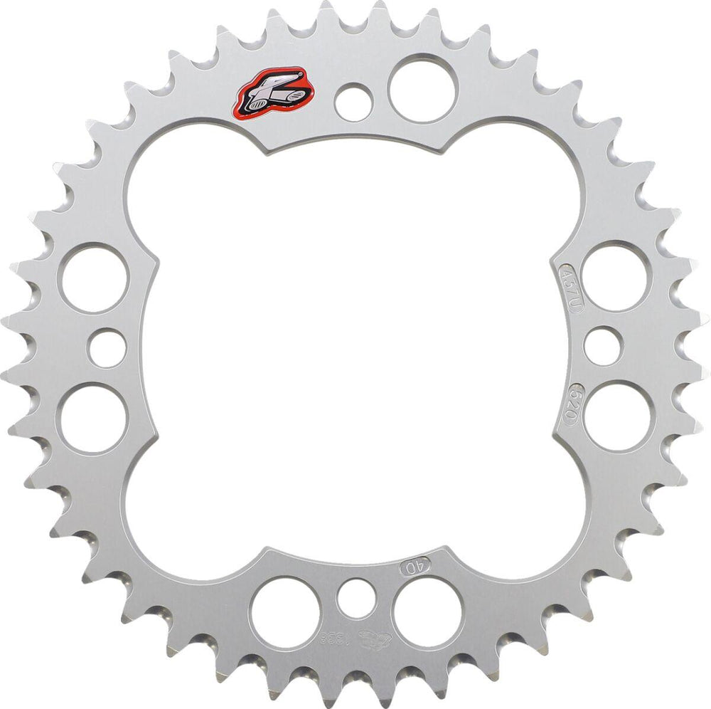 Renthal Sprocket For Yamaha YFM250R 2008-2013 Rear 40T - Silver