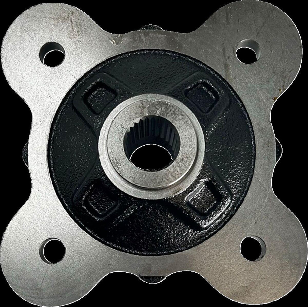 Moose Racing Wheel Hub For Polaris Brutus 1000 4X4 2015-2016 Rear - Black/Silver