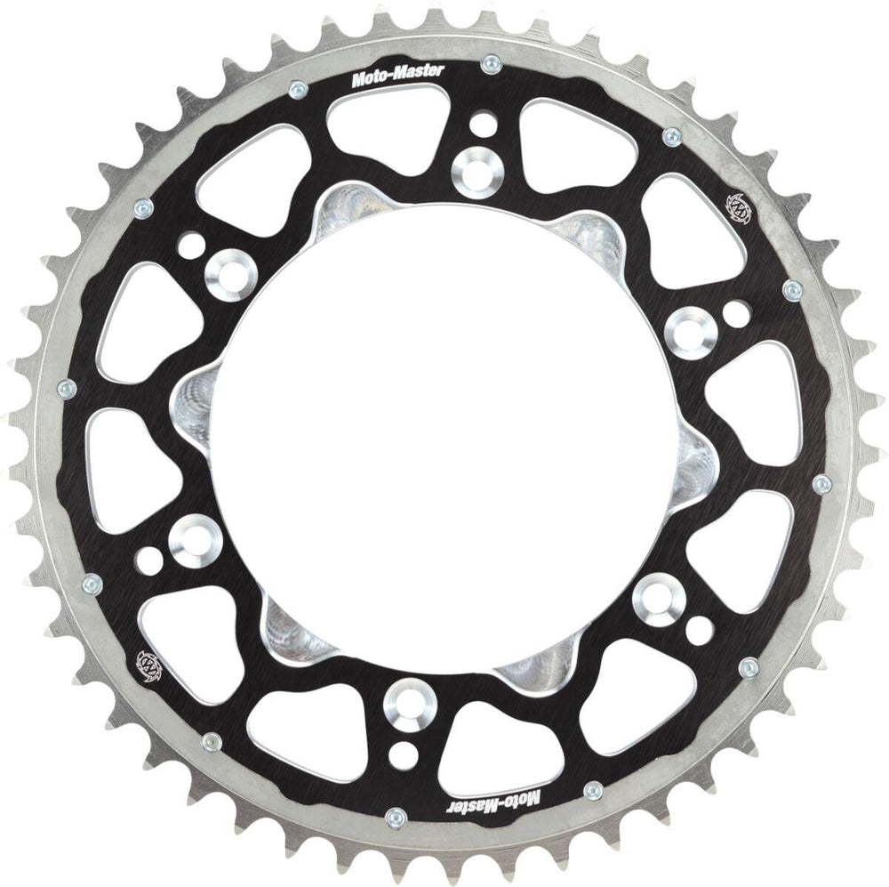 Moto Master Fusion Series Dual Ring Sprocket For Yamaha TTR230 2005-2026 Rear 49T - Black