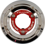 Trask Derby Cover & Power Plate Kit For Harley Davidson FLDE 1750 ABS 2019-2020 - Chrome/Red