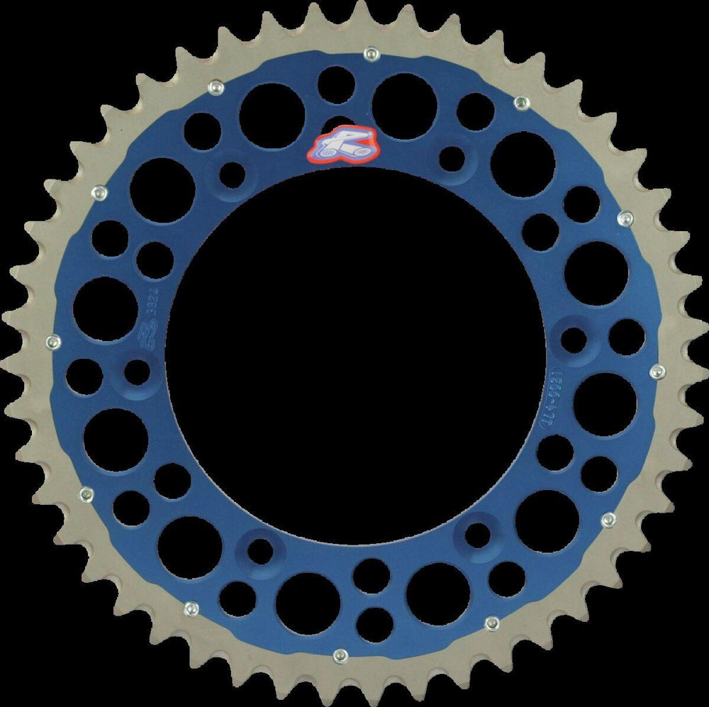 Renthal Twinring Sprocket For Yamaha WRF250 2001-2024 Rear 50T - Blue