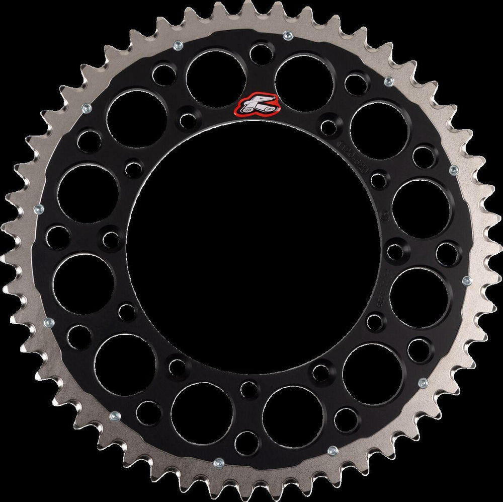 Renthal Twinring Sprocket For Kawasaki KDX250 1983-1994 Rear 51T - Black