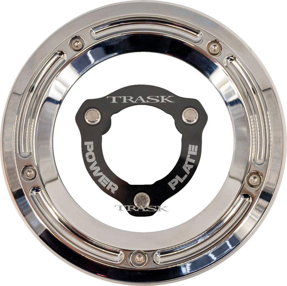 Trask Derby Cover & Power Plate Kit For Harley Davidson FLH 1868 ABS 2021 - Black/Chrome