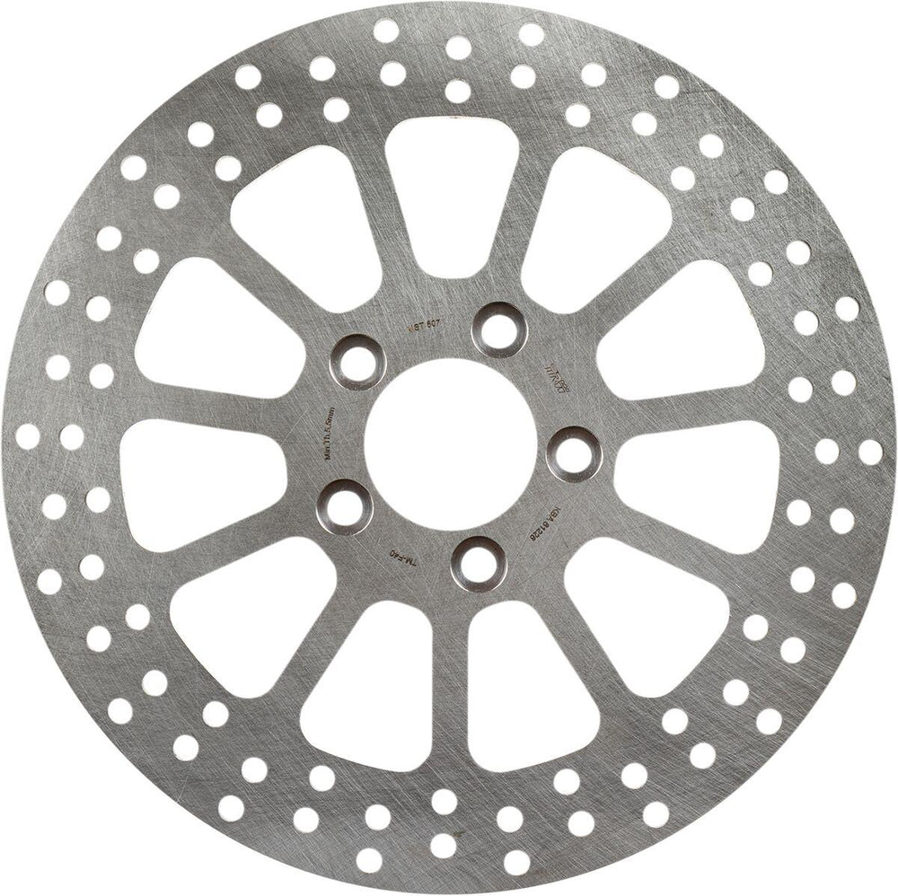 TRW Fixed Round Brake Disc For Harley Davidson FLFBS 1868 2018-2024 Rear
