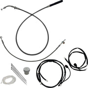 Fat Baggers Inc. EZ Install Kit For Harley Davidson FLHX 1923 2024-2025 35.5 cm (14") - Chrome