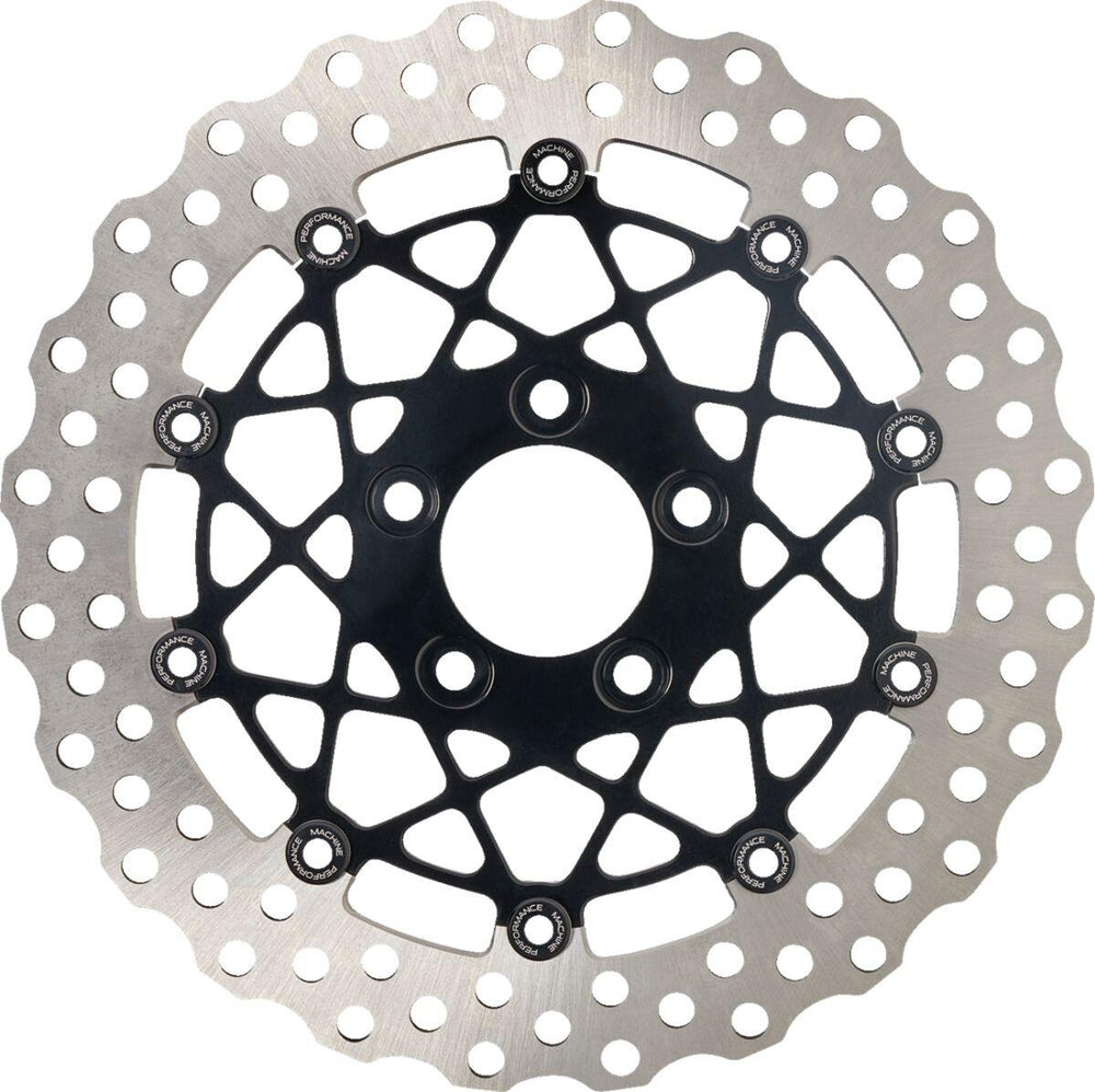 Performance Machine Speedstar Brake Disc For Harley Davidson FLHRXS 1868 ABS 2024-2025 Front - Black/Chrome