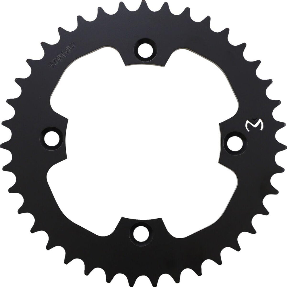Moose Racing Steel Sprocket ATV For Honda ATC250R LC 1986 Rear Black/Zinc Plated 39T - Black/Zinc Plated