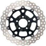 Performance Machine Two Piece Brake Disc For Harley Davidson FLD 1690 2012-2013 Front 11.8" - Black Silver