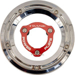 Trask Derby Cover & Power Plate Kit For Harley Davidson FLH 1868 ABS 2021 - Chrome/Red