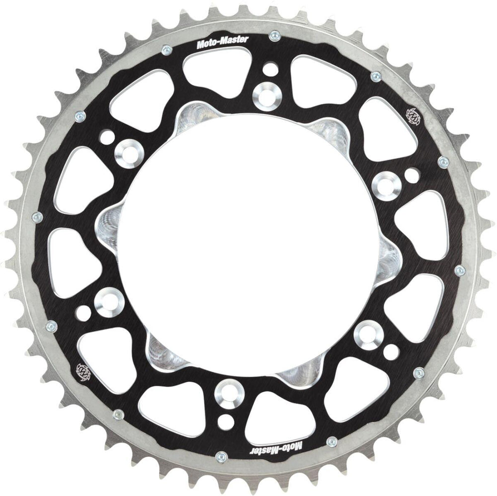 Moto Master Fusion Series Dual Ring Sprocket For Yamaha TTR230 2005-2026 Rear 48T - Black