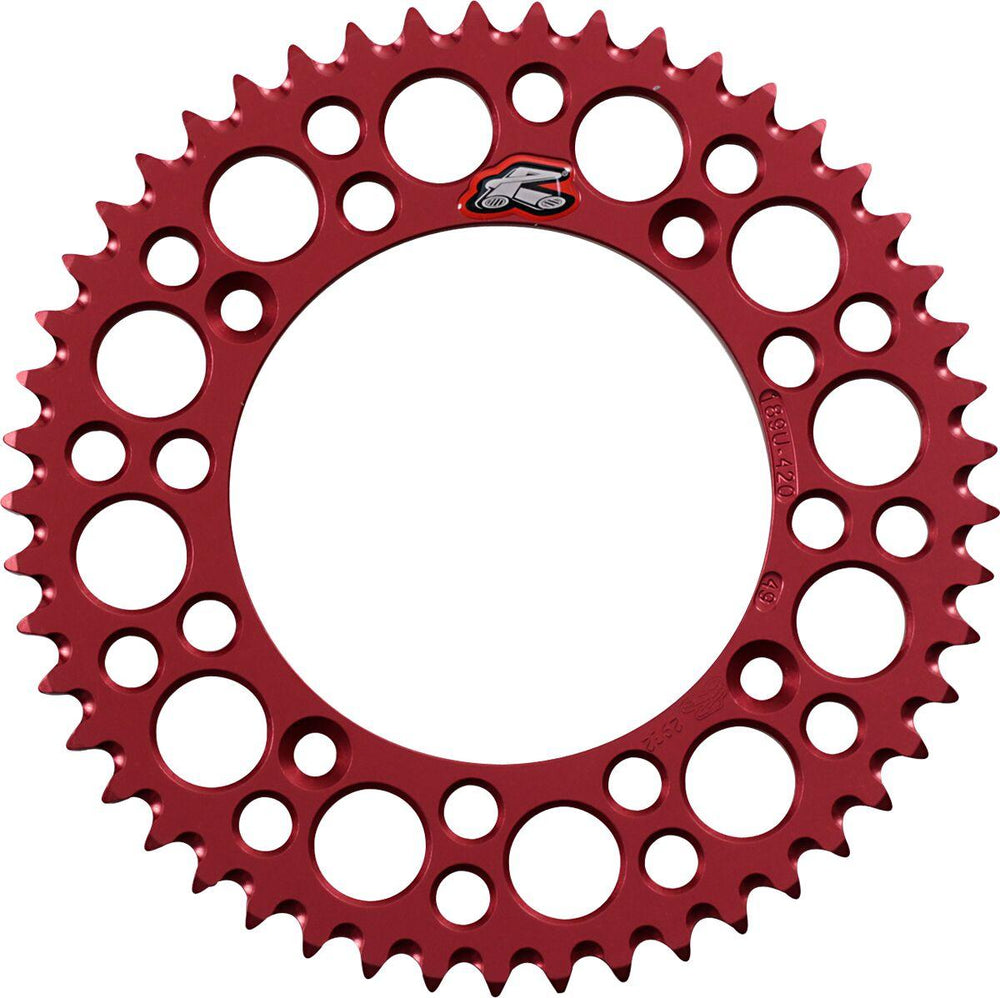 Renthal Ultralight Sprocket For Honda CR80 1986-1995 Rear - Red
