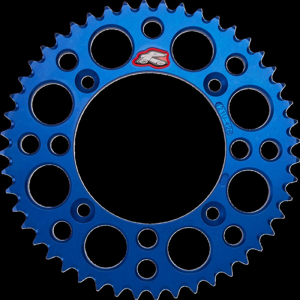 Renthal Ultralight Sprocket For Suzuki RM 80 1989-2001 Rear 48T - Blue