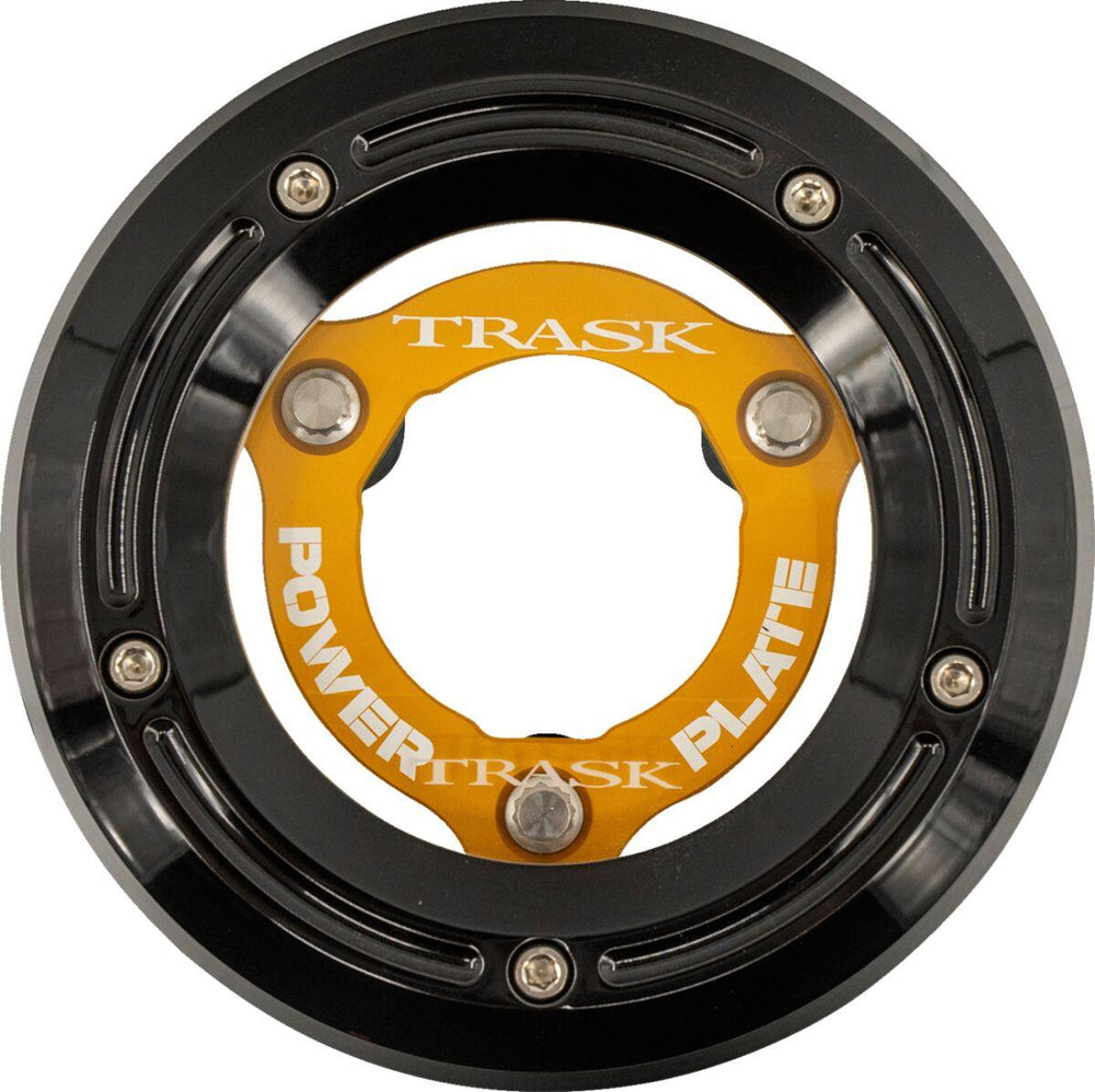 Trask Derby Cover & Power Plate Kit For Harley Davidson FLDE 1750 ABS 2019-2020 - Black/Gold