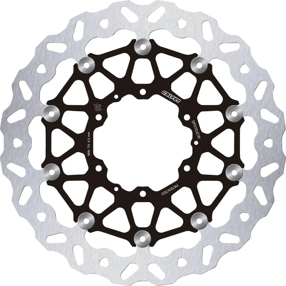 Galfer Floatech Brake Discs For Honda CB1000R 2008-2017 Front - Black/Silver