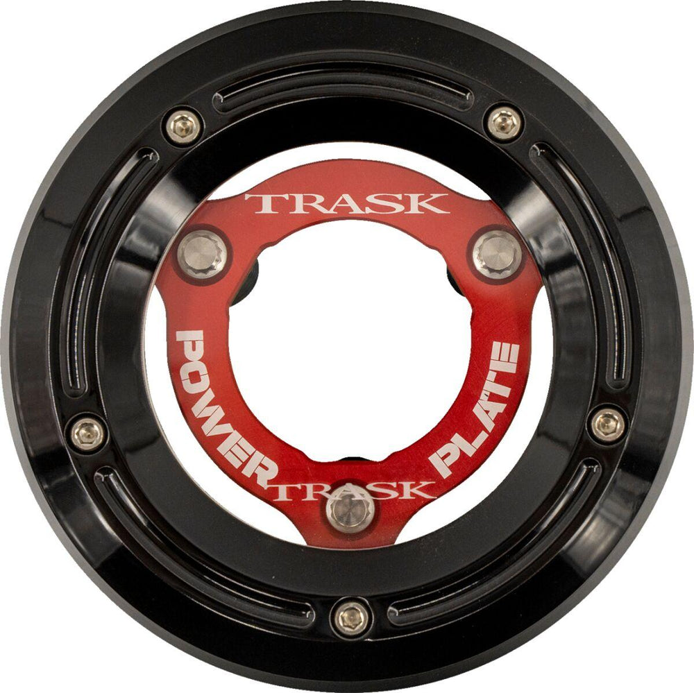 Trask Derby Cover & Power Plate Kit For Harley Davidson FLDE 1750 ABS 2019-2020 - Black/Red