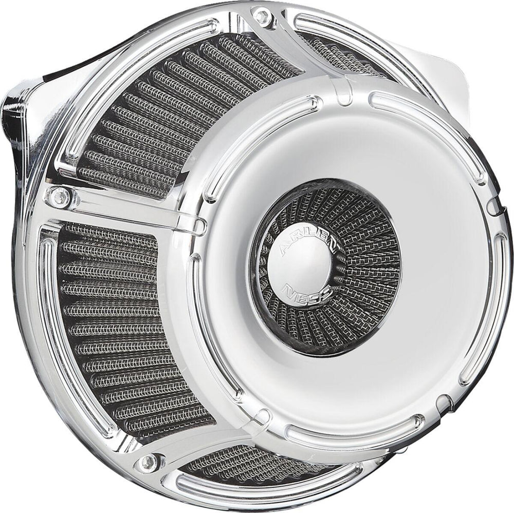 Arlen Ness Inverted Series Slot Track Air Cleaner Kit For Harley Davidson FLHX 1923 2024-2026 - Chrome