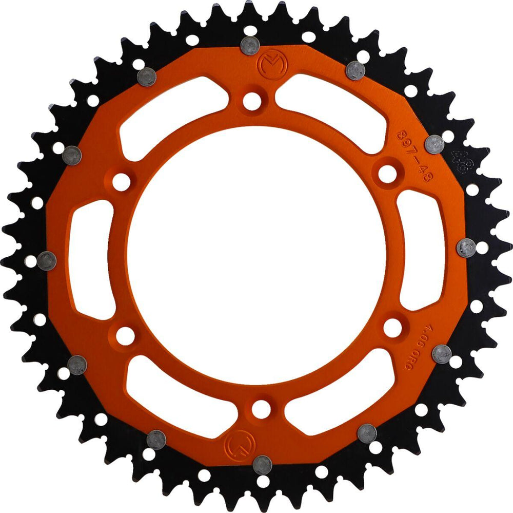 Moose Racing Dual Sprocket For KTM Adventure 640 1999-2006 Rear Orange 48T