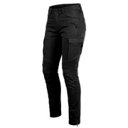 Spada Glide Ladies Utility Motorcycle Trousers - Fuel Black (Leg - L30)