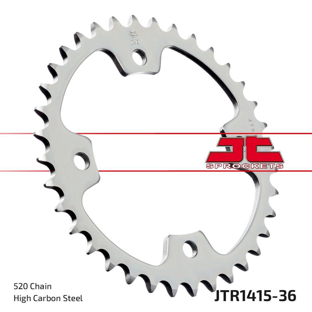 JT Steel Sprocket For Kawasaki KFX450R 2x4 Rear 36T - 2008-2014