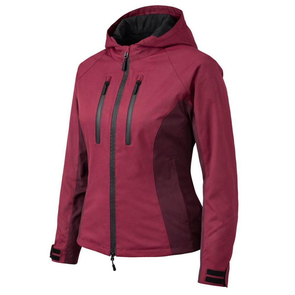 Spada Lula Waterproof Ladies Motorcycle Jacket - Port Red