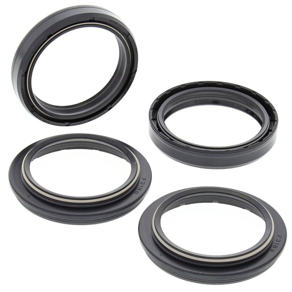 All Balls Fork Oil Seal/ Dust Seal Kit For Husqvarna CR125 2009 - Black