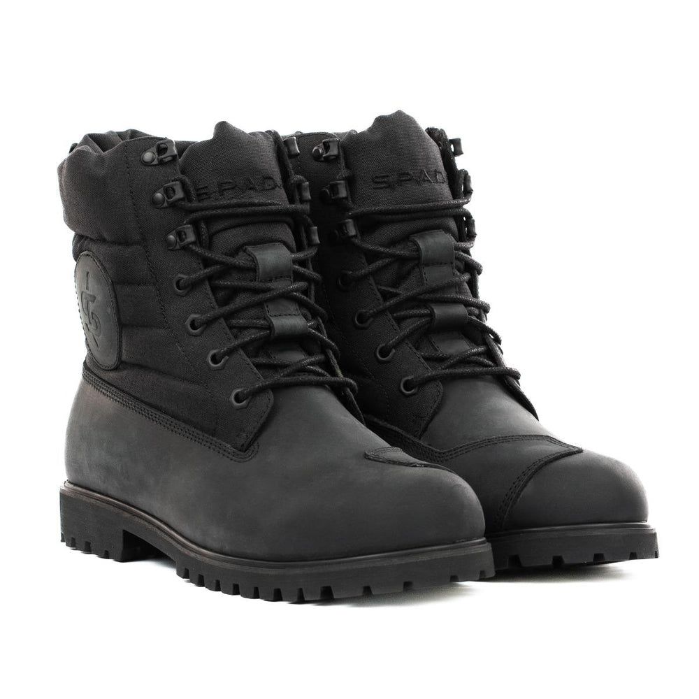 Spada Blackstrike Waterproof Motorcycle Ankle Boots - Black