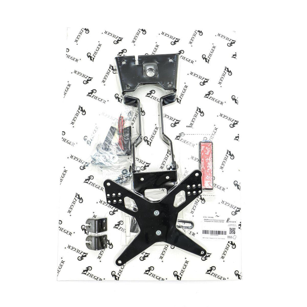 Zieger License Plateholder Type E For Yamaha XSR 900 ABS 2021-2025 Rear