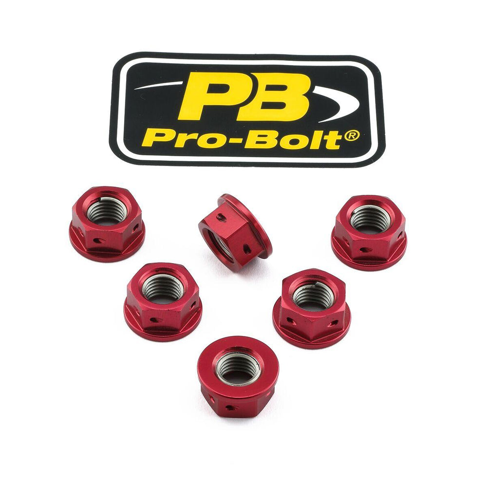 Pro Bolt Aluminium Sprocket Nuts For Ducati 748 1995-2003 - Red