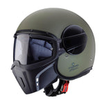 Caberg Jet Ghost X Military Green Helmet