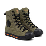 Spada Switch High Top Trainer Style Motorcycle Boots - Olive Green