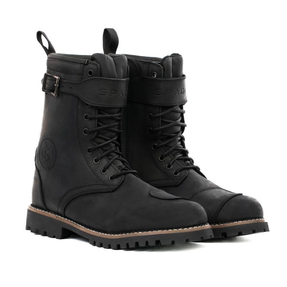 Spada Pilgrim Grande Rev 2 Waterproof Motorcycle Boots - Distressed Black