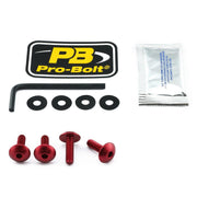 Pro Bolt Aluminium Screen Bolt Kit For Honda CB1000R ABS 2018-2021 - Red