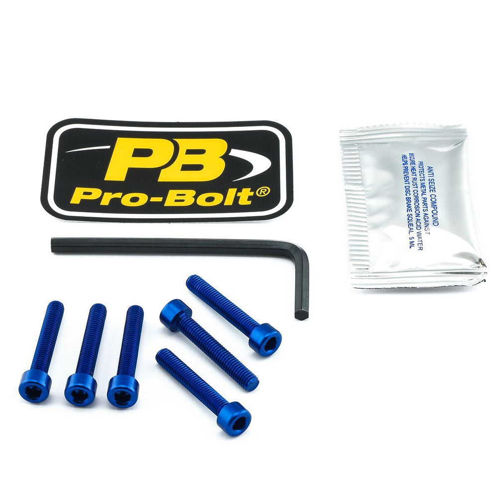 Pro Bolt Aluminium Fuel Cap Kit For BMW R 1150 GS 2004 - Blue