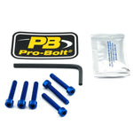 Pro Bolt Aluminium Fuel Cap Kit For BMW R 1150 GS 2004 - Blue