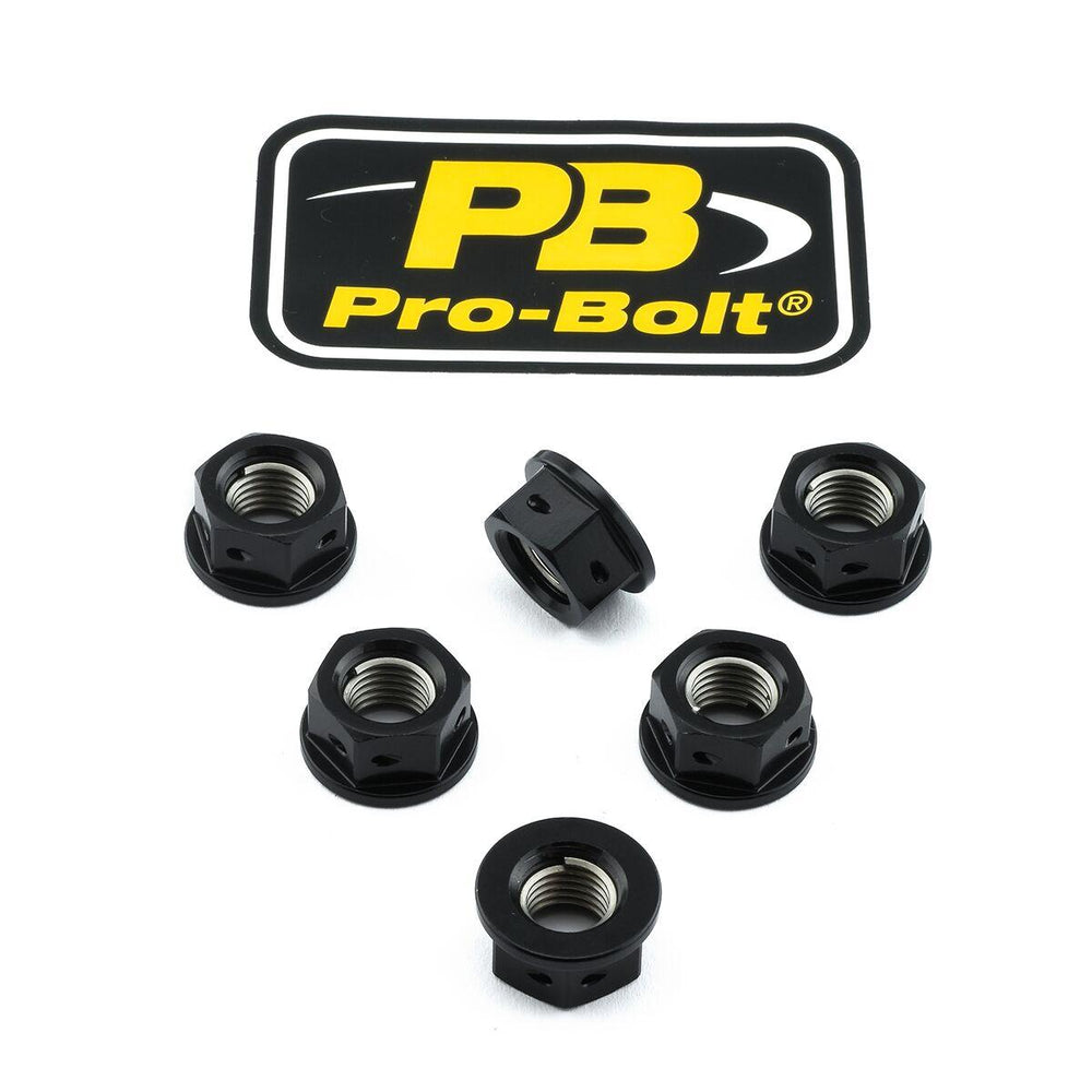 Pro Bolt Aluminium Sprocket Nuts For Ducati 748 1995-2003 - Black