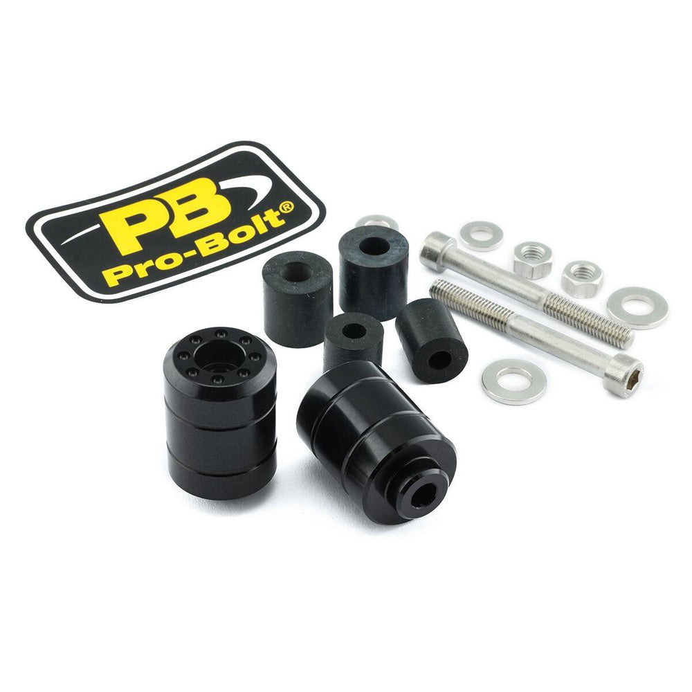 Pro Bolt Aluminium Bar Ends For KTM Duke 690 ABS 2012-2015 - Black