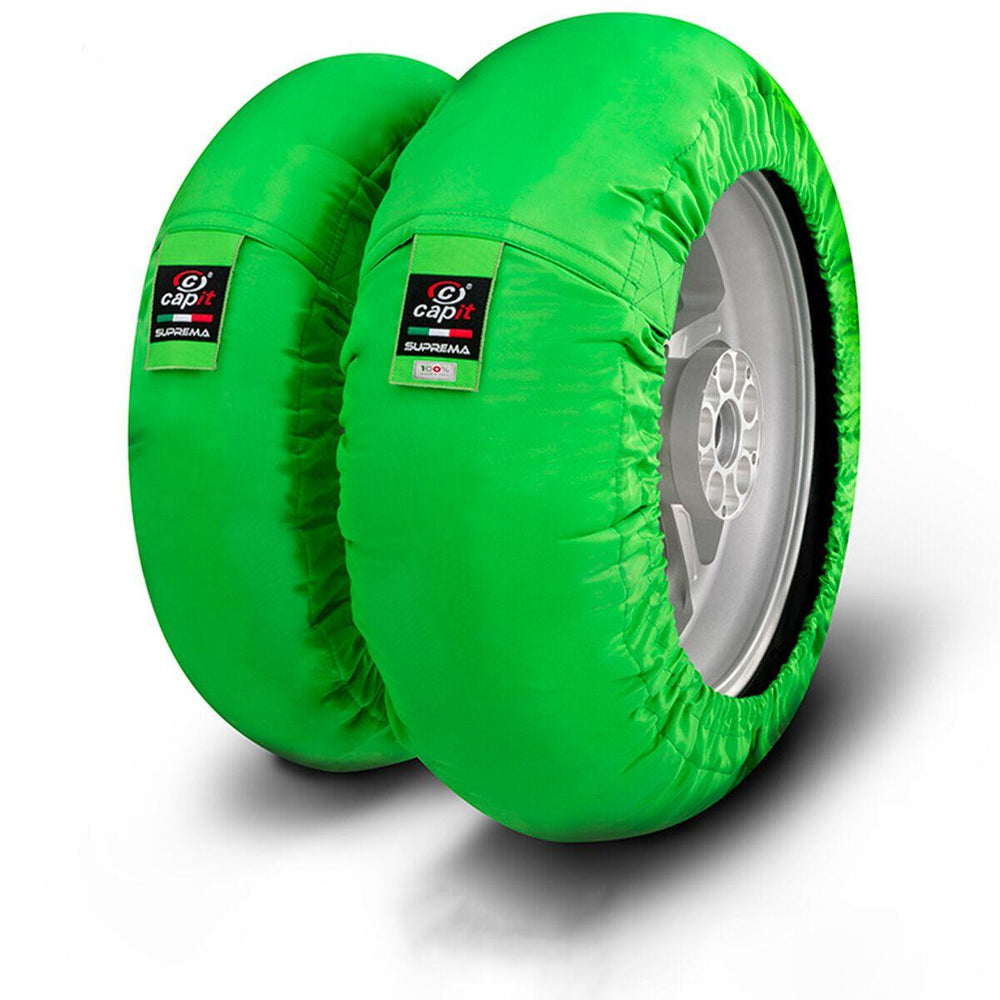 Capit Suprema Spina Tyre Warmer M/XXL - Front 125/17" Rear ?200/55-17" - Green
