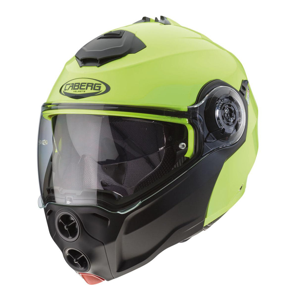 Caberg Droid Flip Up Helmet Hi Viz Yellow