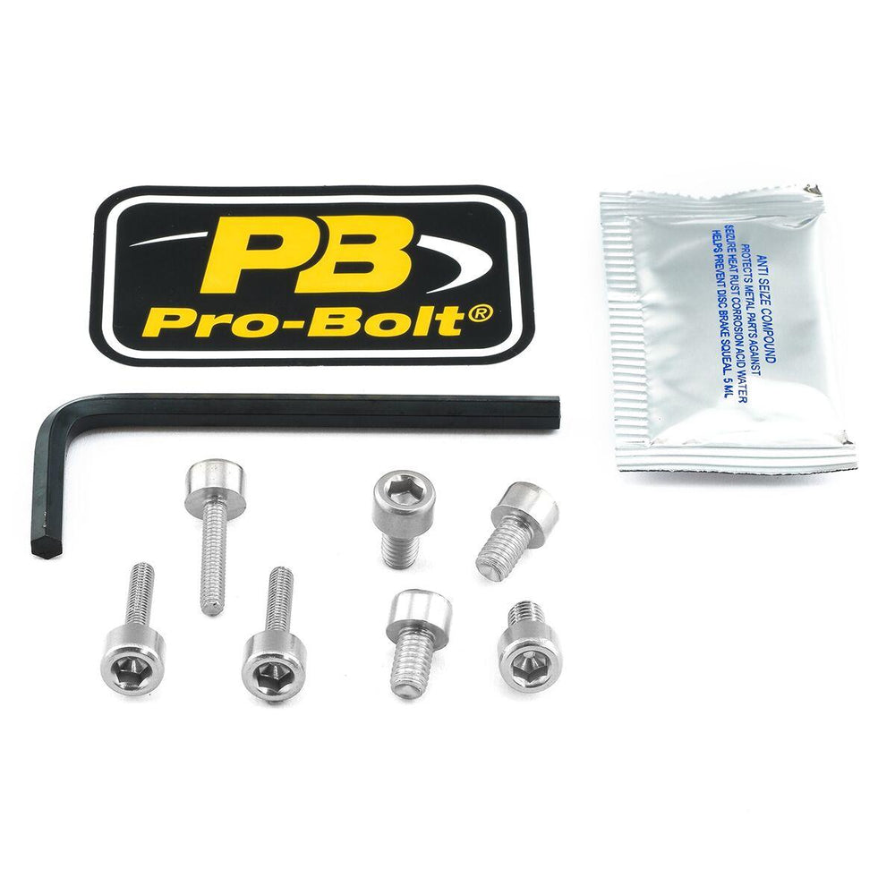 Pro Bolt Aluminium Fuel Cap Kit For Honda CB1000R 2008-2017 - Silver