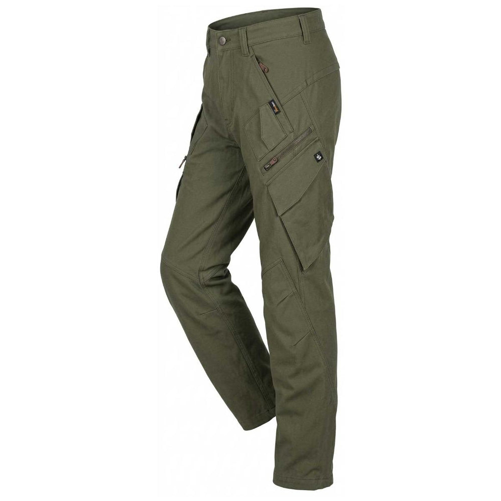 Spada Frontier Men's Combat Motorcycle Trousers - Olive Green (Leg - L32)