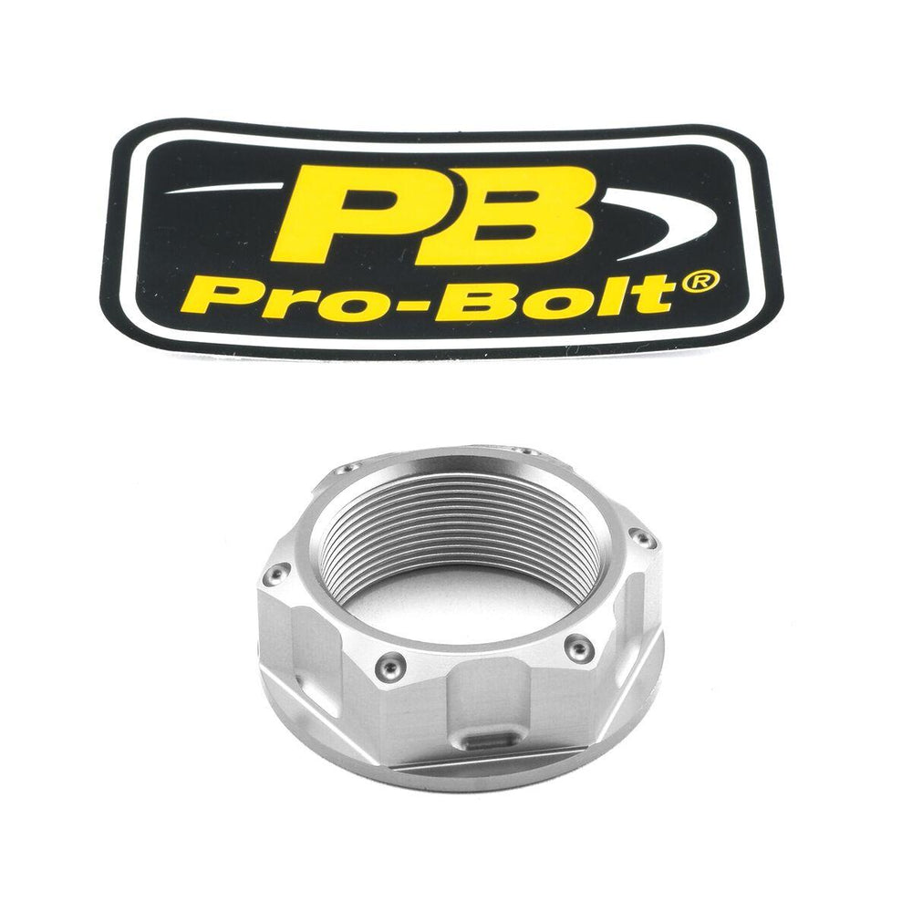 Pro Bolt Aluminium Top Yoke Nut For Yamaha FJR 1300 2001-2005 - Silver